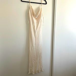 Ivory slip dress